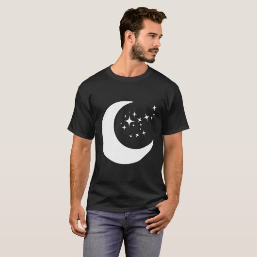 月と星 Tシャツ (正面フル)