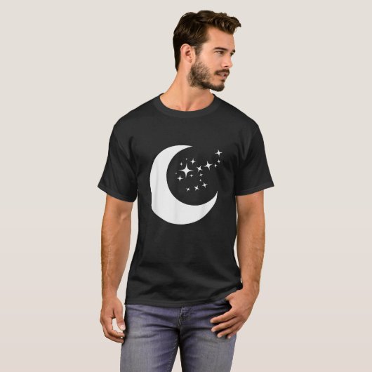 月と星 Tシャツ (正面フル)