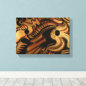 月と星II キャンバスプリント (インサイチュ (ウッドフロア))