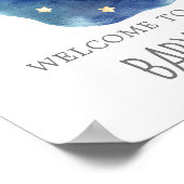 月と星We are Over the Moon Welcome Poster ポスター (角)