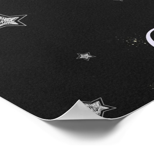 月と月と星であなたを愛している ポスター (角)