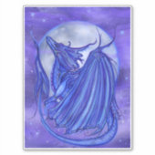 月と月のグロー・ドラゴンRenee Lavoie著 シール (正面)