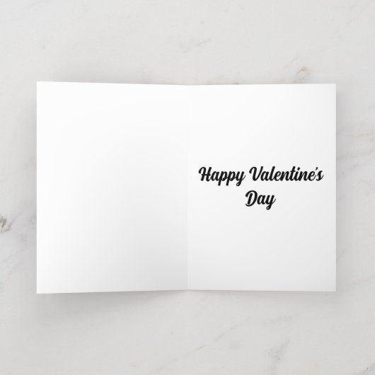 月と月のミックスメディアコラージュの恋人たち 箔グリーティングカード (内側レイダウン)