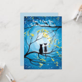 月と月の日が大好き カード (正面/裏面インサイチュ)