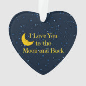月と月の男にあなたを愛する オーナメント (裏面)