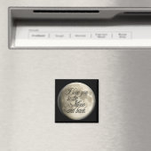 月と月を愛し、月をバック マグネット (インサイチュ (食洗機))