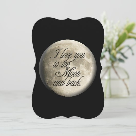 月と月を愛し、月をバック 招待状 (スタンド正面)