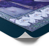 月と朝のスターのポスター ポスター (角)