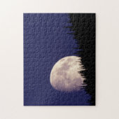 月と森 | Glacier National Park Montana ジグソーパズル (縦)