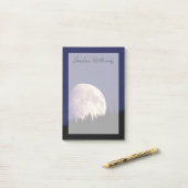 月と森 | Glacier National Park Montana ポストイット (デスク上)