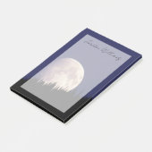 月と森 | Glacier National Park Montana ポストイット (アングル)