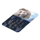 月と母の日 マグネット (左側)