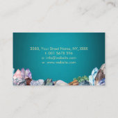 月と水の色の結晶の名刺 名刺 (裏面)