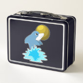 月と泳ぐイルカ メタルランチボックス (裏面)