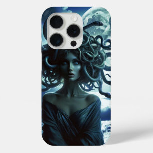月と海の若き美しきメドゥーサ iPhone 15 PROケース