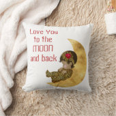 月と背ベビー枕 クッション (ブランケット)