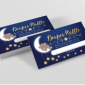 月と背中おむつラッフルカードへ エンクロージャーカード