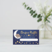 月と背中おむつラッフルカードへ エンクロージャーカード (スタンド正面)