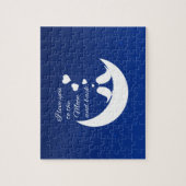 月と背中に向かって愛する ジグソーパズル (縦)