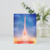 月と背中に向かって愛する ポストカード (スタンド正面)