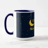 月と背中に向かって愛する マグカップ (左)