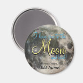 月と背中に向かって愛する マグネット (正面/裏面)