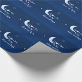 月と背中に向かって愛する ラッピングペーパー (角)