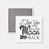 月と背中に向かって マグネット (正面/裏面)