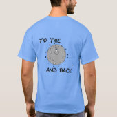 月と背中に孫が大好き Tシャツ (裏面)