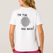 月と背中に孫が大好き Tシャツ (裏面)