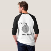 月と背中に孫が大好き Tシャツ (裏面フル)