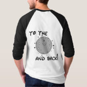 月と背中に孫が大好き Tシャツ (裏面)