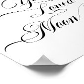 月と背中に愛される |スクファンシーリプト ポスター (角)