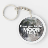 月と背中に愛してる キーホルダー (正面)