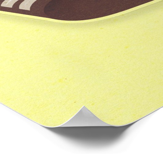 月と背中に愛し – ポスター (角)