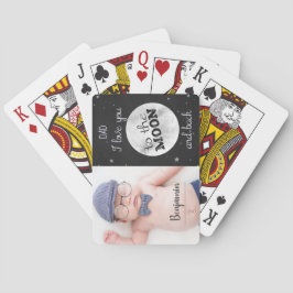 月と背中に愛する/写真父の日 トランプ