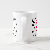 月と背中に20オズ ジャンボコーヒーマグカップ (裏面)