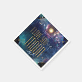 月と背中のナプキンに天の スタンダードカクテルナプキン (角)