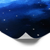 月と背中のビーグルにあなたを愛している ポスター (角)