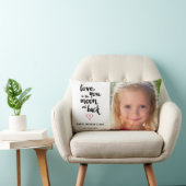 月と背中|母の日の写真枕 ランバークッション (椅子)