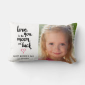 月と背中|母の日の写真枕 ランバークッション (裏面)