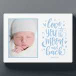 月と背面の編集可能なカラーフォトフレームへ フォトプラーク<br><div class="desc">テキストや写真でパーソナライズし、自分や好きな人に贈り物を作り出すだけ！背景、文字、アートワークは任意の色に変更できる！</div>