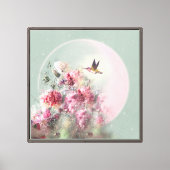 月と花 – キャンバスプリント (正面)