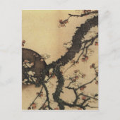 月と花 ポストカード (正面)