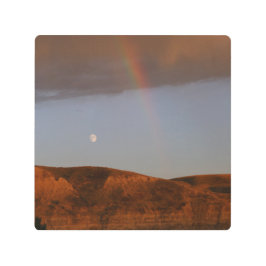 月と虹 メタルプリント