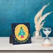 『月と裏のロケットシップ』 フォトプラーク (インサイチュ)