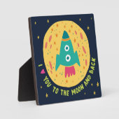 『月と裏のロケットシップ』 フォトプラーク (正面)