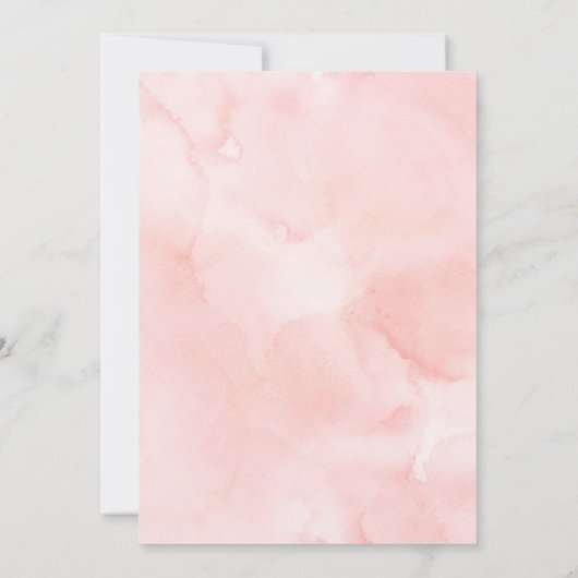 月と赤ちゃんシャワーに愛されるだろう 招待状 (裏面)