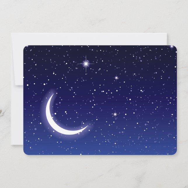 月と輝く星 (正面)