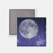 月と輝く星 マグネット (正面/裏面)